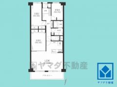 3LDK、専有面積72.25平米、バルコニー面積8.4平米、10階建て9階部分。耐震性・耐火性に優れたSRC造です。2026年2月上旬リフォーム済の大変綺麗なお部屋で、即ご入居いただけます。