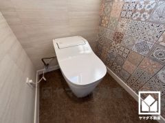 トイレが1階と2階にあるので、朝の忙しい時間にも混雑せず快適です。
