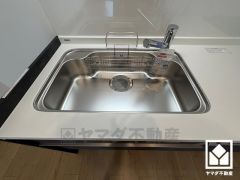 清潔感あふれるシンクで、毎日を気持ちよくスタート。