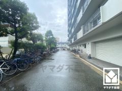 広々としており、大変使い勝手の良い駐輪場です。