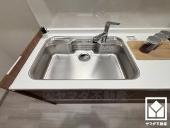 清潔感あふれるシンクで、毎日を気持ちよくスタート。