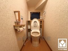 トイレが1階と2階にあるので、朝の忙しい時間にも混雑せず快適です。