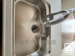 清潔感あふれるシンクで、毎日を気持ちよくスタート。