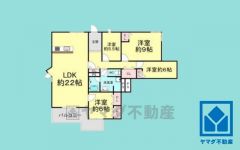 4LDK、専有面積107.54平米、3階建て最上階。
