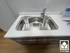 清潔感あふれるシンクで、毎日を気持ちよくスタート。