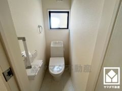 トイレが1階と2階にあるので、朝の忙しい時間にも混雑せず快適です。