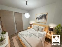 実写真と間取り図からCG再現した「空室リフォームイメージ」に家具などをCG合成しており、実際と異なります。