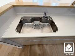 清潔感あふれるシンクで、毎日を気持ちよくスタート。