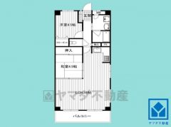 2LDK、専有面積68.02平米、バルコニー面積7.17平米、11階建て8階部分の角部屋。