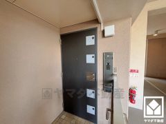 シンプルで洗練された玄関デザイン。帰るたびにホッとできる、心地よい住まいの入り口。