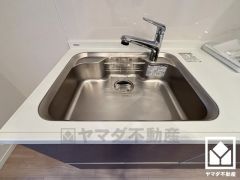 清潔感あふれるシンクで、毎日を気持ちよくスタート。