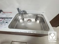 清潔感あふれるシンクで、毎日を気持ちよくスタート。