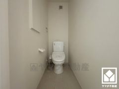 トイレが1階と2階にあるので、朝の忙しい時間にも混雑せず快適です。