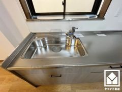 清潔感あふれるシンクで、毎日を気持ちよくスタート。