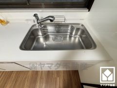 清潔感あふれるシンクで、毎日を気持ちよくスタート。