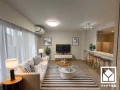 実写真と間取り図からCG再現した「空室リフォームイメージ」に家具などをCG合成しており、実際と異なります。