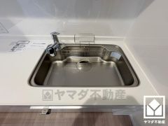清潔感あふれるシンクで、毎日を気持ちよくスタート。
