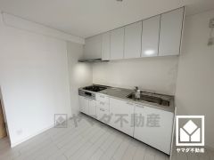 調理に手間がかかりがちな肉や魚を、短時間でサッと焼き上げることができるグリル付き。換気効率が高くお手入れしやすいスリム型のレンジフードも完備。スッキリとしたスタイリッシュなデザインも魅力の一つです。