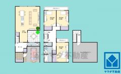 3LDK、土地面積100.47平米、建物面積124.19平米、木造2階建。2026年1月7日完成済み。