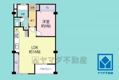 1LDK、専有面積50.22平米、バルコニー面積2平米、8階建て3階部分。