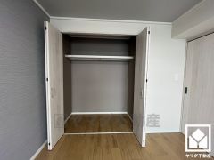 大きなクローゼットなので整理整頓しやすいです。