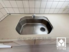 清潔感あふれるシンクで、毎日を気持ちよくスタート。