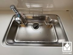 清潔感あふれるシンクで、毎日を気持ちよくスタート。