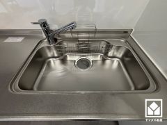 清潔感あふれるシンクで、毎日を気持ちよくスタート。