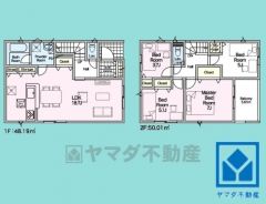 4LDK、土地面積111.01平米、建物面積91.92平米、木造2階建。2025年10月完成済。尼崎市戸ノ内町第11全3棟の1号棟です。区画それぞれ間取りが違うのでライフスタイルに合わせてご検討下さい