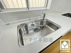 清潔感あふれるシンクで、毎日を気持ちよくスタート。