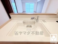 清潔感あふれるシンクで、毎日を気持ちよくスタート。