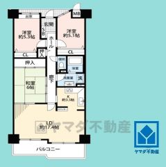 3LDK、専有面積80.67平米、バルコニー面積10.17平米、10階建て最上階。耐震性・耐火性に優れたSRC造です。