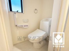 トイレが1階と2階にあるので、朝の忙しい時間にも混雑せず快適です。