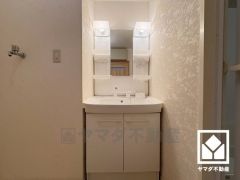 洗面ボウルが広めなので、忙しい朝でも身支度がしやすく時短になります。