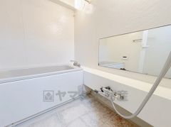 ゆったり足が伸ばせるので、毎日の疲れを癒やすバスタイムを実現。清潔感あふれる空間で、1日の疲れをリフレッシュ。鏡が横長なので、お子様でも見やすく便利です。