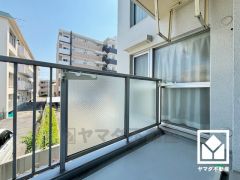 南向きバルコニーで陽当たり、風通し良好。たっぷりの洗濯物も気持ちよく乾きます。