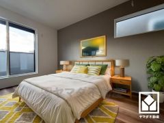 実写真と間取り図からCG再現した「空室リフォームイメージ」に家具などをCG合成しており、実際と異なります。