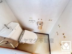 トイレが各階にあるので、朝の忙しい時間にも混雑せず快適です。