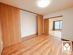 お子様のお部屋などにも丁度良い広さです。全居室6帖以上のゆとりある居住空間?で、広々お使いいただけます。