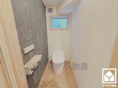 トイレが1階と2階にあるので、朝の忙しい時間にも混雑せず快適です。