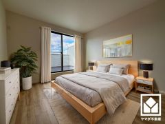 実写真と間取り図からCG再現した「空室リフォームイメージ」に家具などをCG合成しており、実際と異なります。