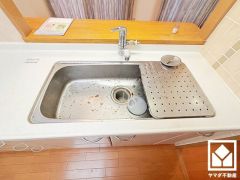 清潔感あふれるシンクで、毎日を気持ちよくスタート。