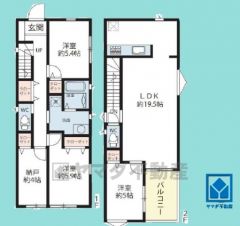 4LDK、土地面積90.05平米、建物面積93.14平米、木造2階建。2025年8月竣工。