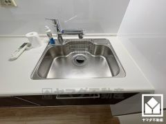 清潔感あふれるシンクで、毎日を気持ちよくスタート。