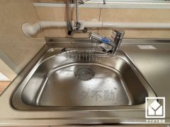 清潔感あふれるシンクで、毎日を気持ちよくスタート。