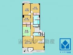 4LDK、専有面積119.94平米、バルコニー面積14.39平米、5階建て4階部分。2026年3月18日リフォーム完了予定。