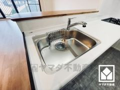 清潔感あふれるシンクで、毎日を気持ちよくスタート。