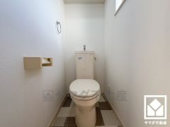 トイレが1階と2階にあるので、朝の忙しい時間にも混雑せず快適です。