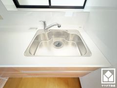 清潔感あふれるシンクで、毎日を気持ちよくスタート。