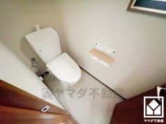 トイレが1階と2階にあるので、朝の忙しい時間にも混雑せず快適です。